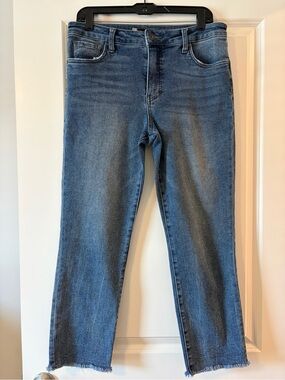 KUT from the Kloth Women’s Cropped Frayed Hem Jeans Size 10